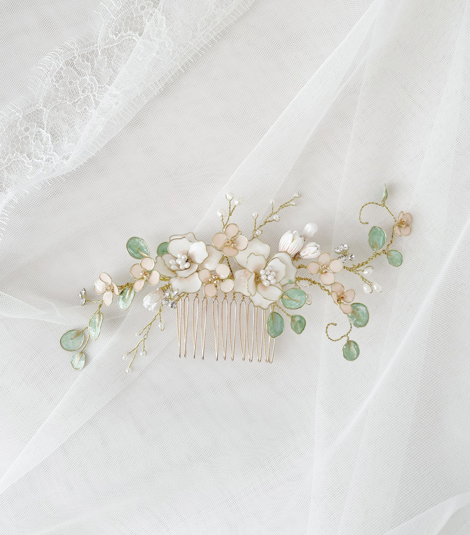 Corona Capelli Sposa in Verde  Eucalipto Matrimonio - Elibre