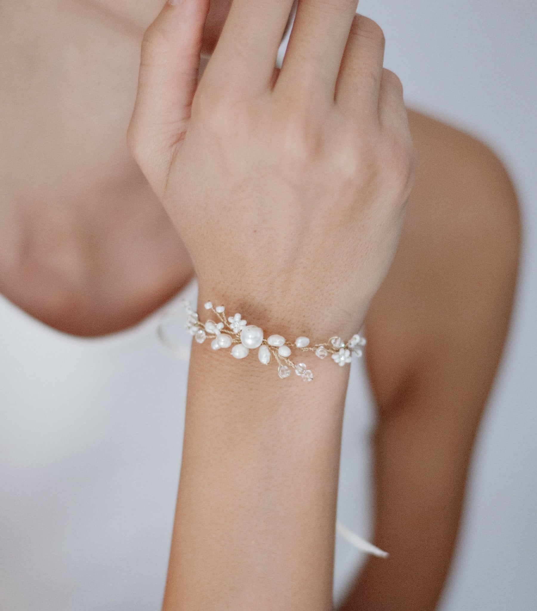 Bracciale con perle di fiume